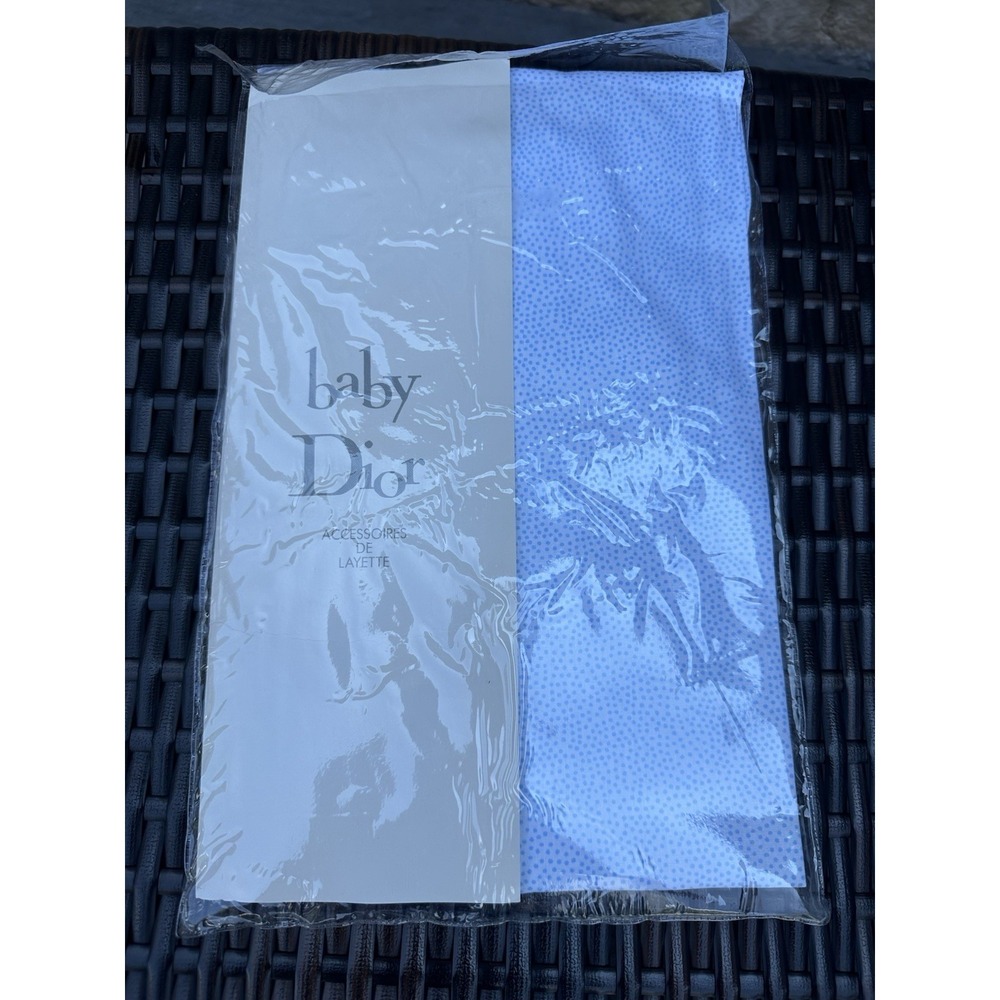 Vintage Baby Dior crib sheet " Promenade" New